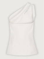 Dione™ One-Shoulder Button Detail Top My Store
