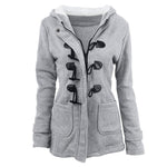 Livia™ Vintage Buckle Hooded Jacket Davin Luxe