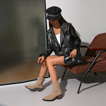 Daphne™ Western Cowboy Ankle Boots Davin Luxe