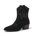 Daphne™ Western Cowboy Ankle Boots Davin Luxe
