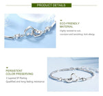 Mother & Daughter Hearts Bracelet - Attracting The Eyes And Pairing Hearts | Low Stock - Perfect Jewellery Gifts