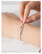 Mother & Daughter Hearts Bracelet - Attracting The Eyes And Pairing Hearts | Low Stock - Perfect Jewellery Gifts