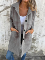 MARCE | Casual Single-Breasted Thick Coat with Lapels Davin luxe