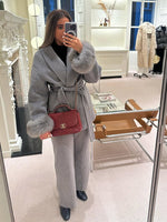 Grace Faux Fur Coat Davin luxe