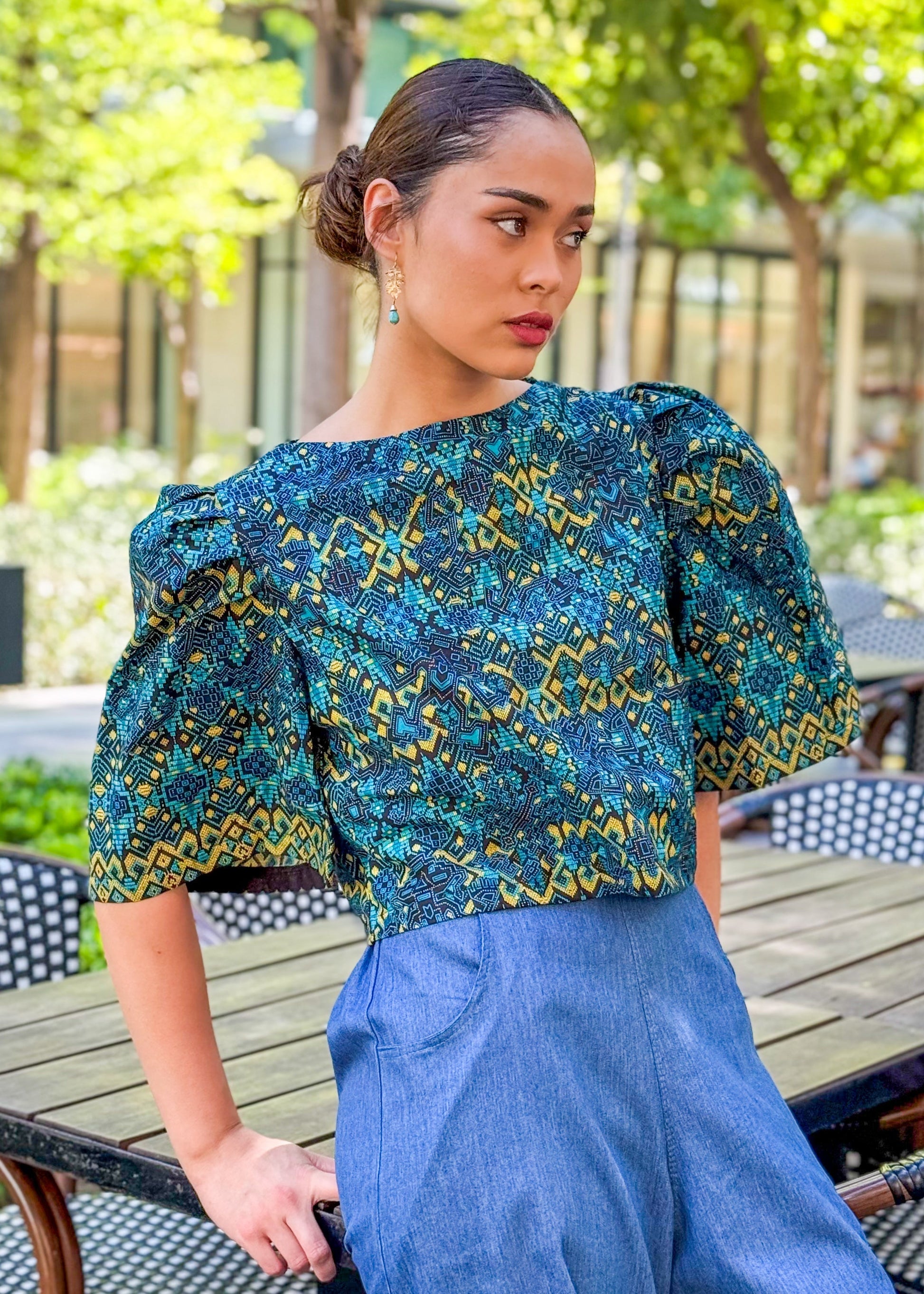 Maria Cotton Batik Top My Store