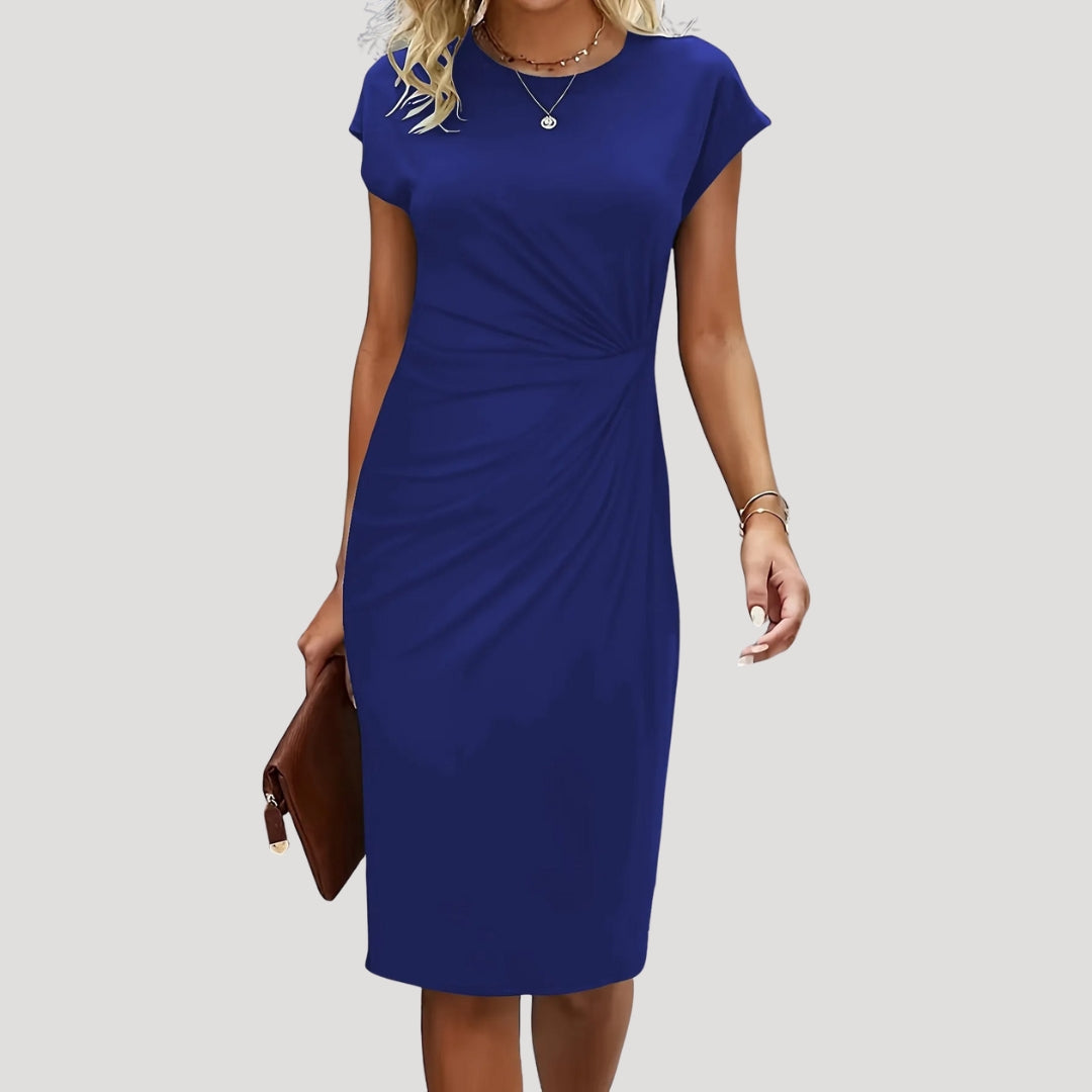 Amara™ Ruched Midi Dress
