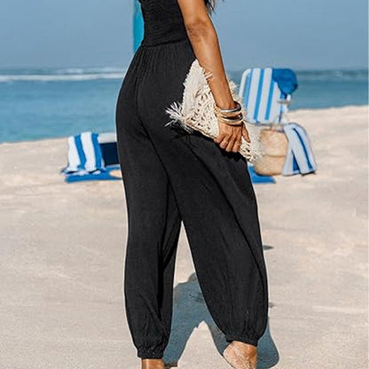 V-Neck Backless Jumpsuit