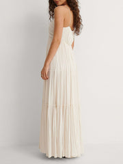 Pleated Maxi Dress