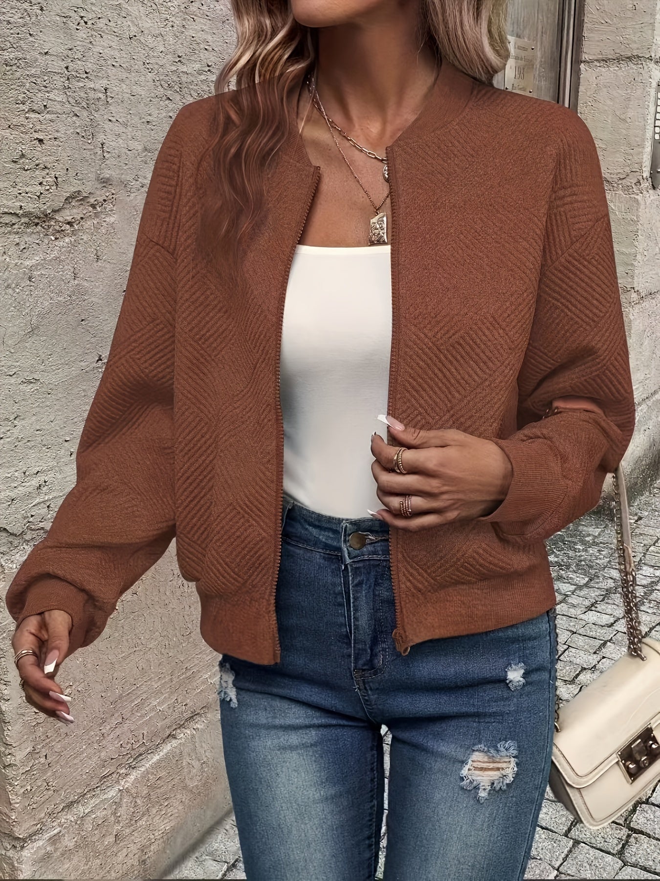 Ambria™ The Soft Grace Bomber Davin lUXE