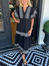 D-Luxe- Elegant Boho Dress