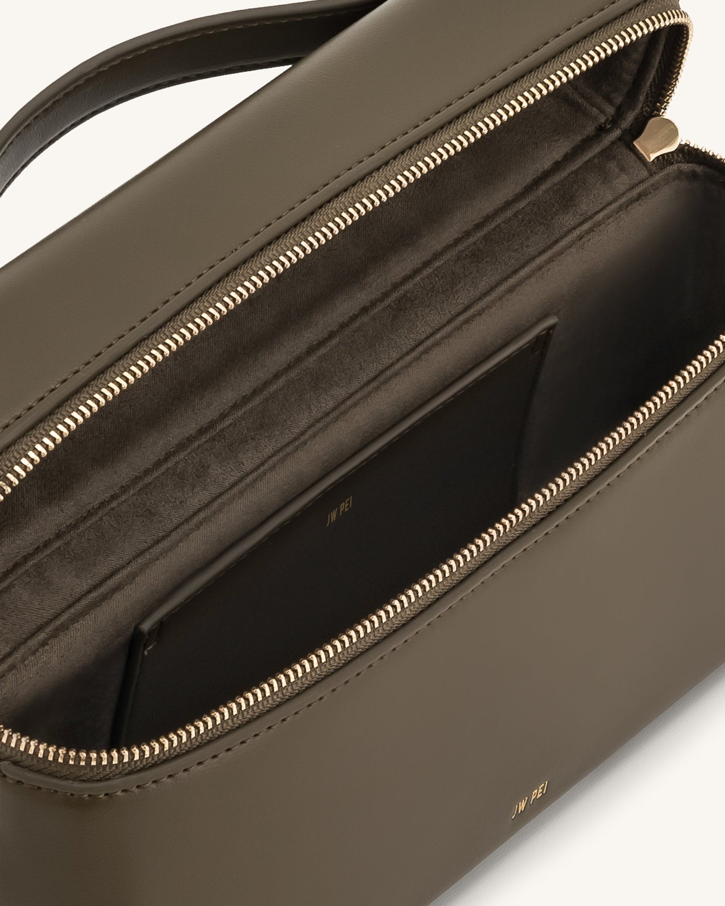 Thea Top Handle Bag - Dark Olive davin luxe