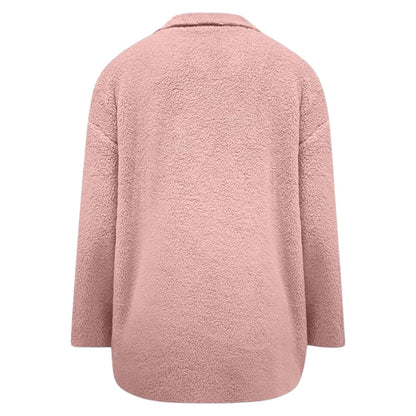 Cozy Button-Up Coat Davin lUXE