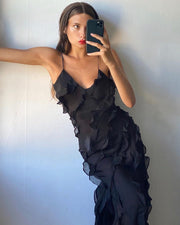 Zara -Ruffled Dress
