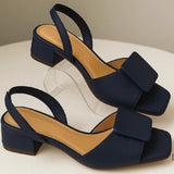 🔥Hot Sale🔥Women's Leather Square Sandals