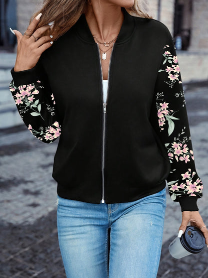 Kessia™ The Blooming Bomber Jacket Davin lUXE