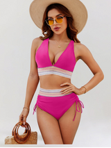 High-Waisted Bikini Set with Tummy Control