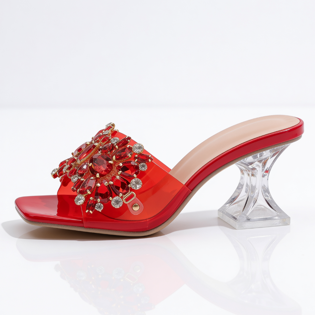 Francesca Jewel Heel side view