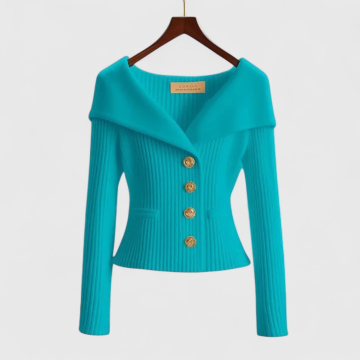 Poppy™ | Elegant Button Cardigan davin luxe