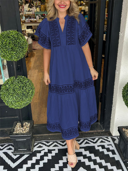 D-Luxe- Elegant Boho Dress