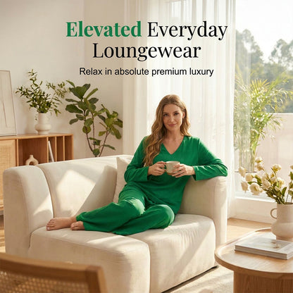 Elegant Wide-Leg Lounge Set