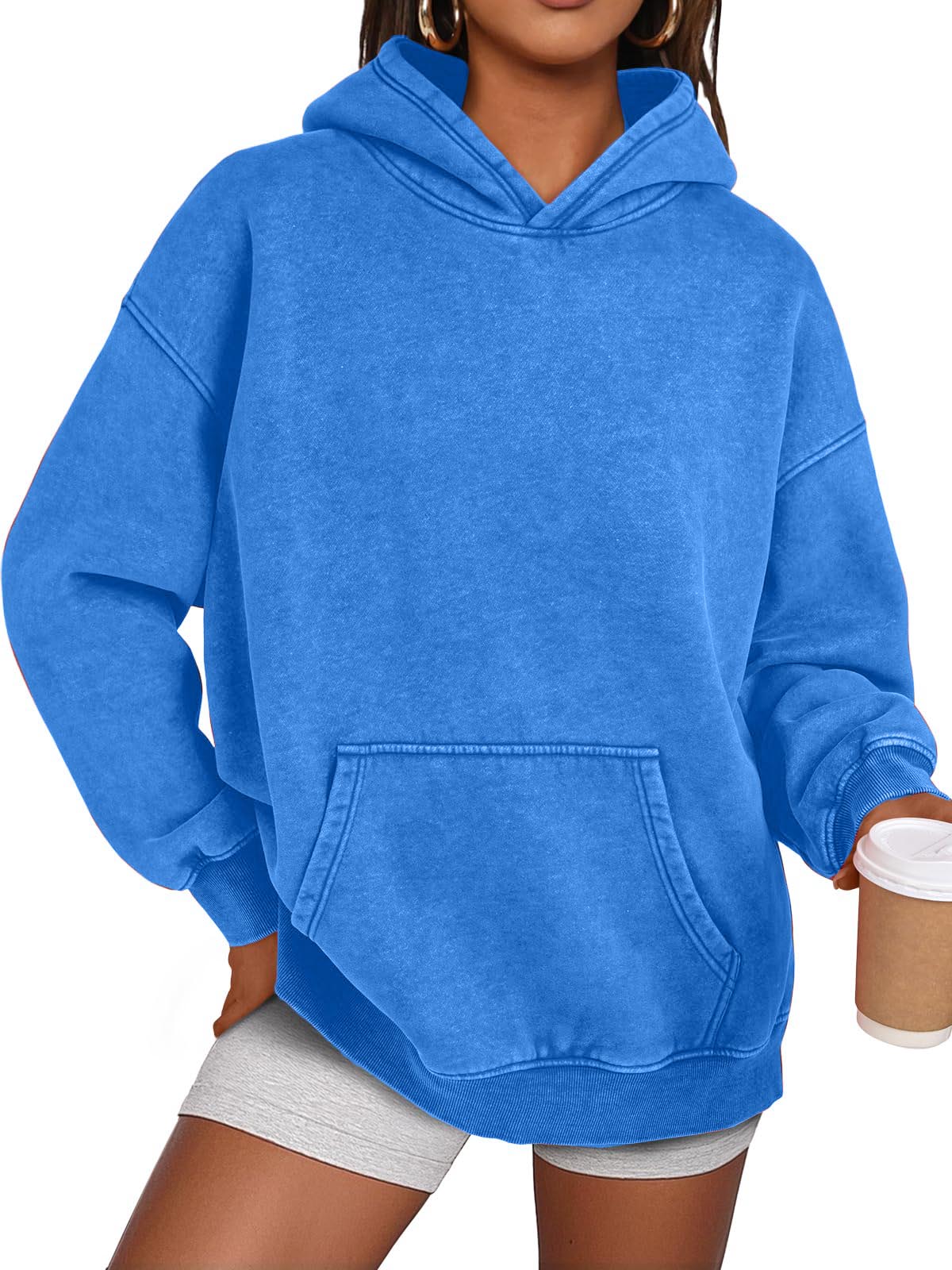 Oversized Acid Wash Hoodie