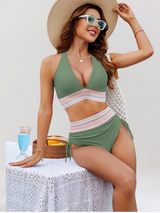 High-Waisted Bikini Set with Tummy Control