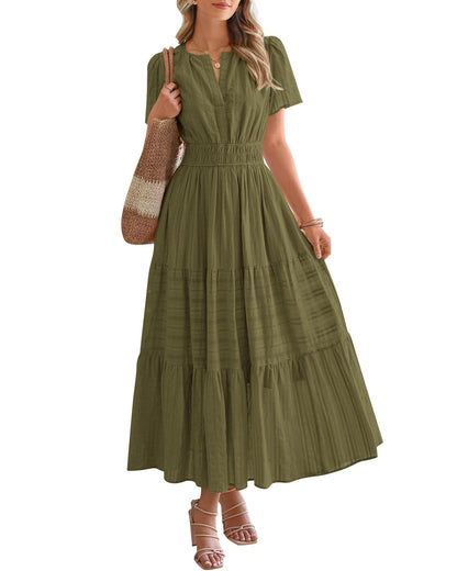 Breezy V-Neck Dress