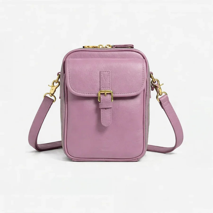 Leather-Look Crossbody Handbag