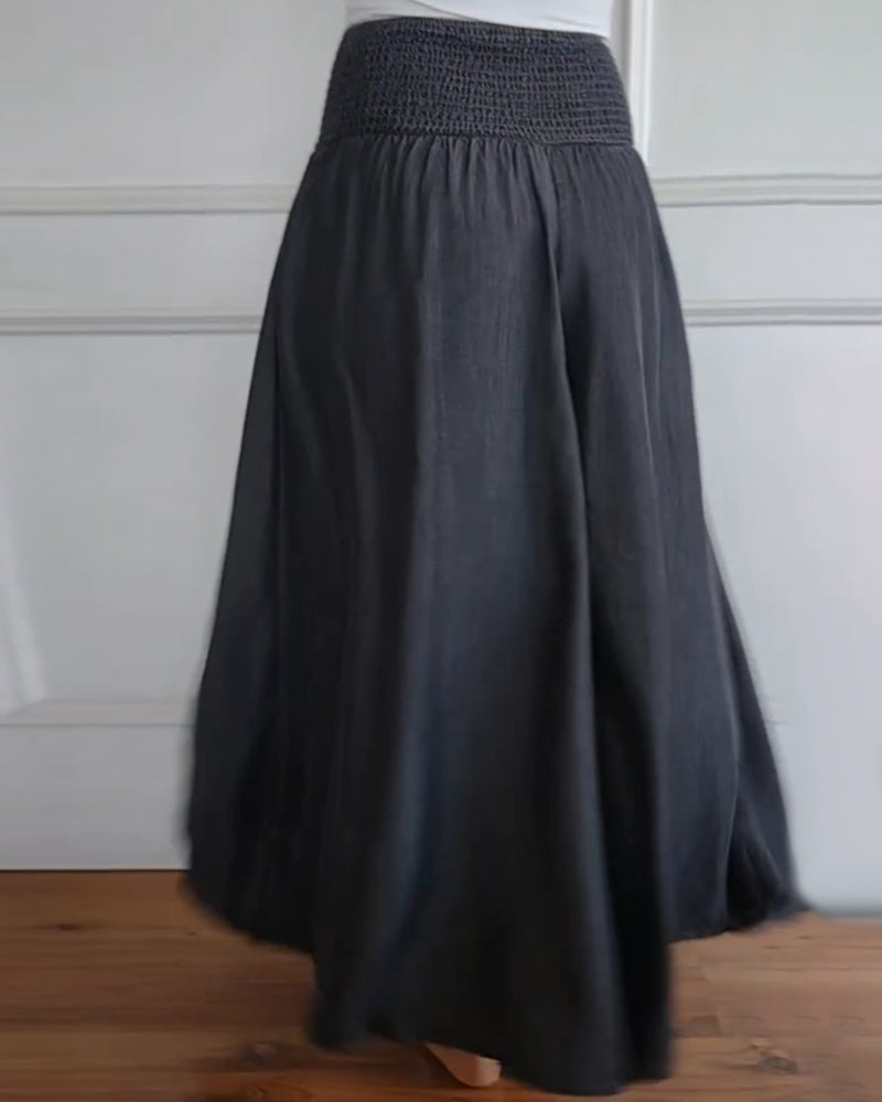 Oriantha - Pants with Elastic Waist