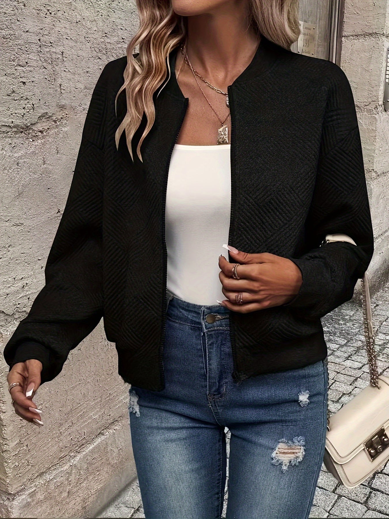 Ambria™ The Soft Grace Bomber Davin lUXE