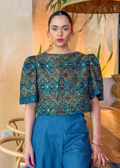 Maria Cotton Batik Top My Store