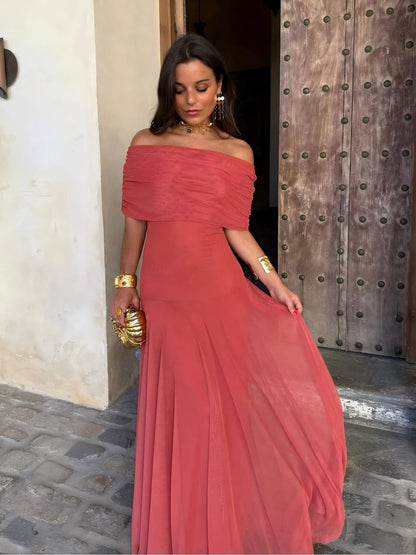 Toledo Elegant One-Shoulder Dress