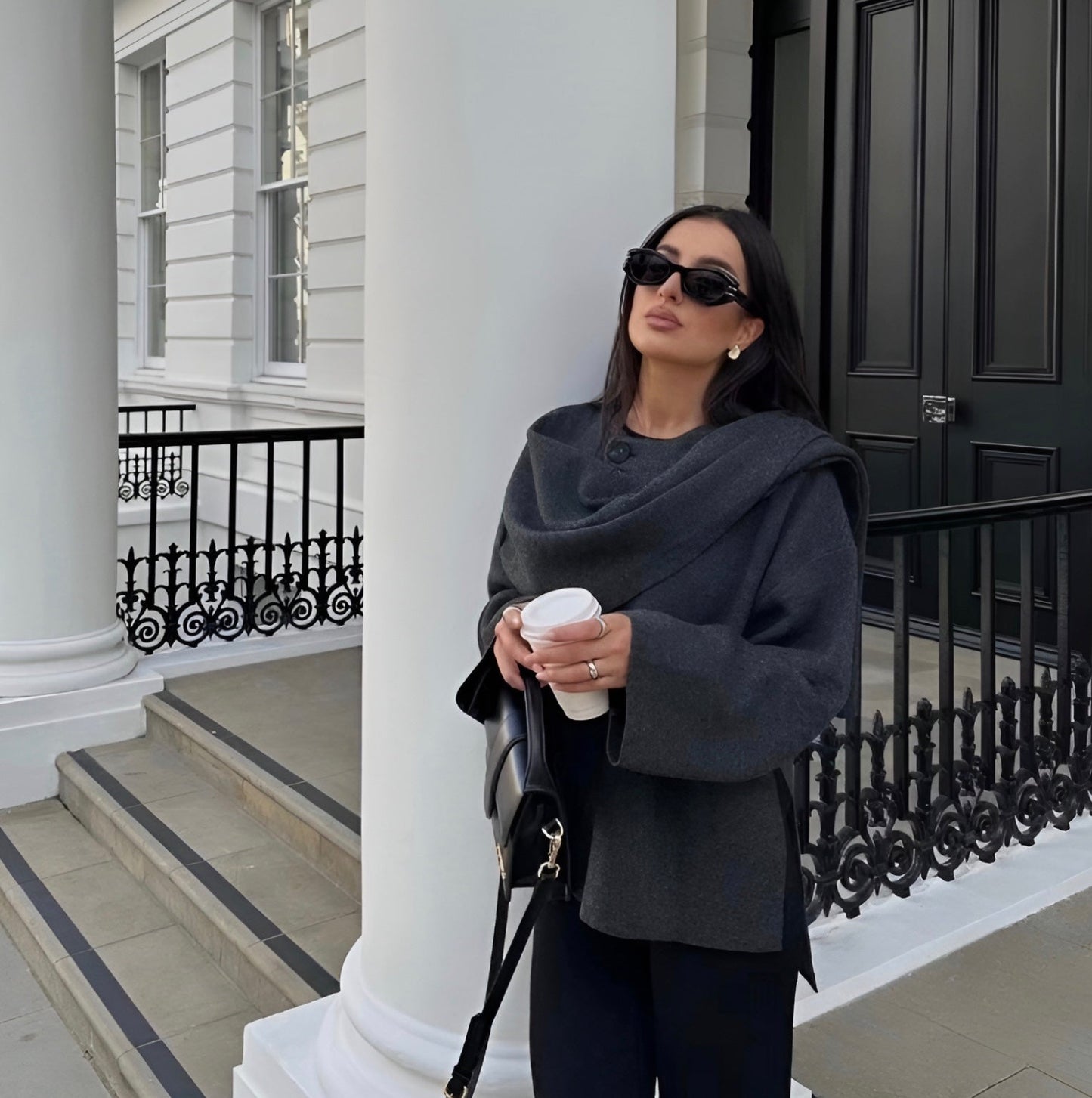 Yasmin™ Elegant Luxury Cape Top Davin lUXE