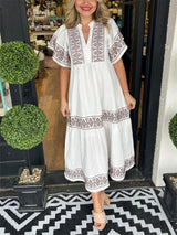 D-Luxe- Elegant Boho Dress