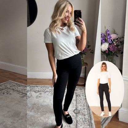 Jade Biker Spandex Legging (Black)