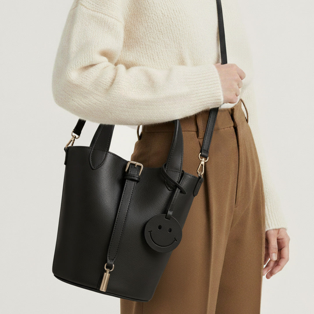 Leather Smile Bag