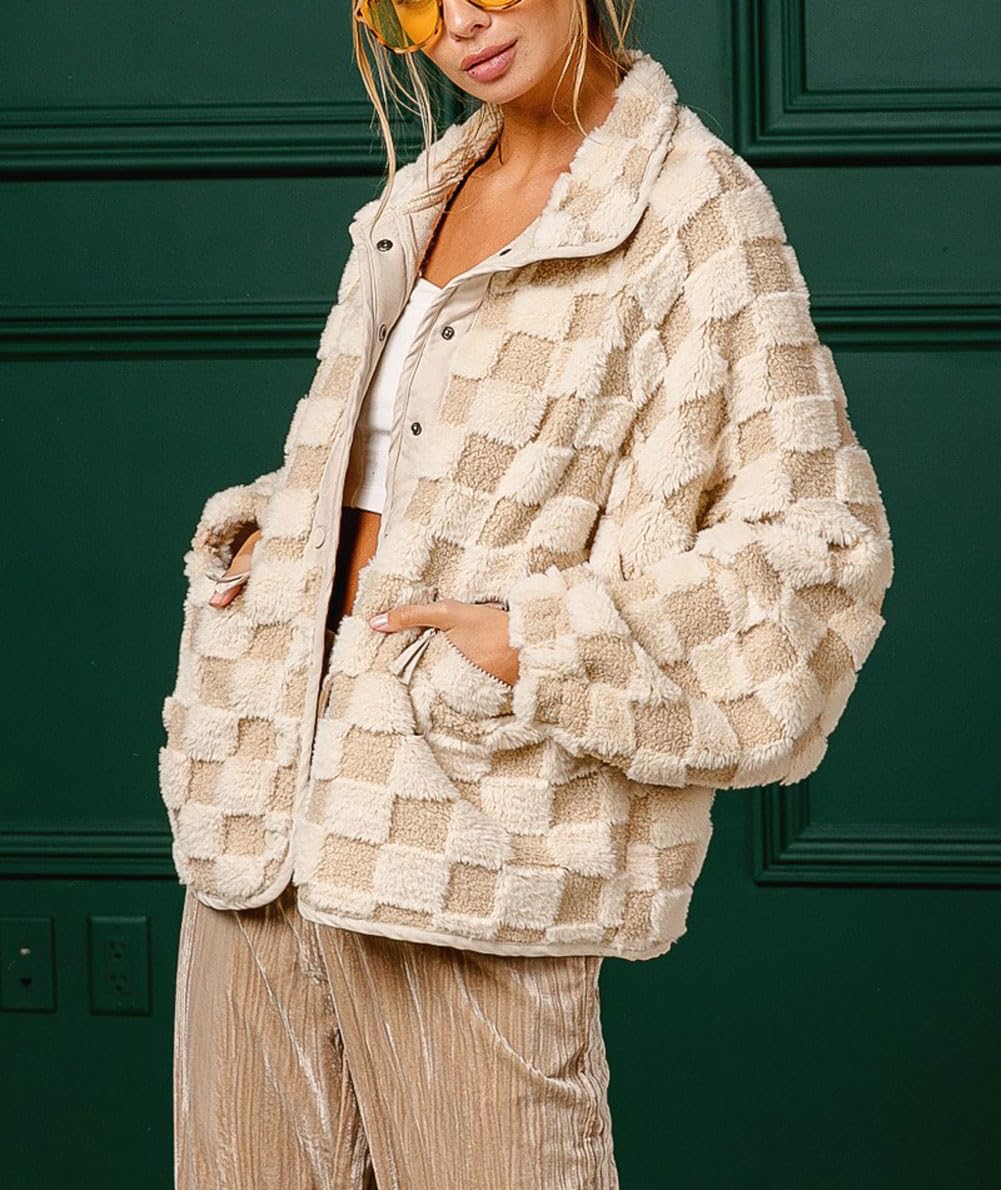 Davin™ Plaid Sherpa Jacket