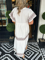 D-Luxe- Elegant Boho Dress