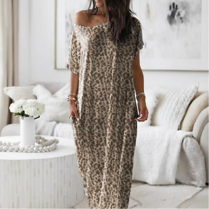 Oversized Off-Shoulder Dress