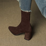 Tylia Genuine Suede Boots