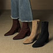 Tylia Genuine Suede Boots