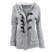 Livia™ Vintage Buckle Hooded Jacket Davin Luxe