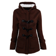 Livia™ Vintage Buckle Hooded Jacket Davin Luxe