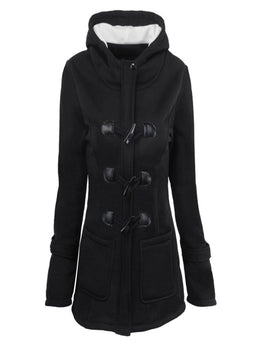 Livia™ Vintage Buckle Hooded Jacket Davin Luxe