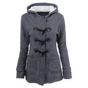 Livia™ Vintage Buckle Hooded Jacket Davin Luxe