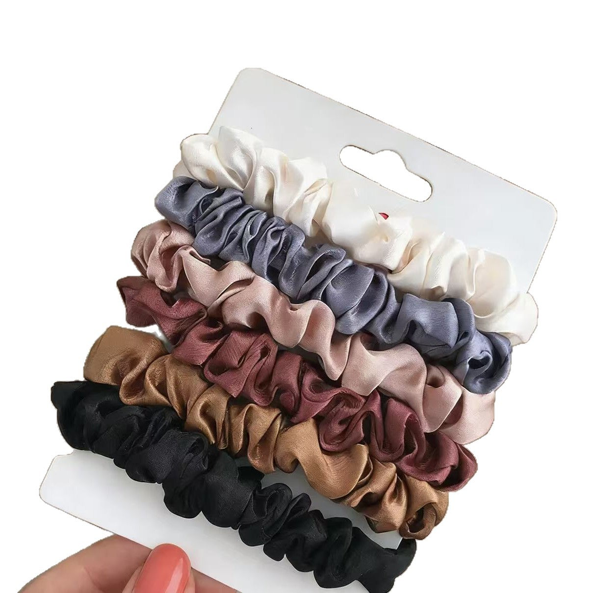 Free Gift - Luxury Satin Scrunchie Set (6 Pack)