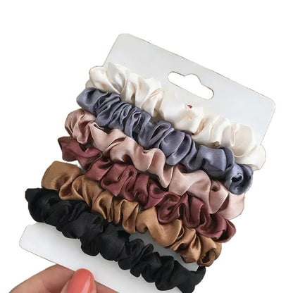 Free Gift - Luxury Satin Scrunchie Set (6 Pack)
