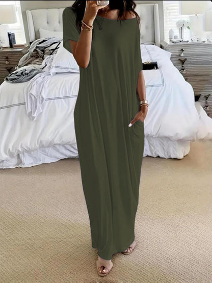 Oversized Off-Shoulder Dress