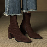 Tylia Genuine Suede Boots
