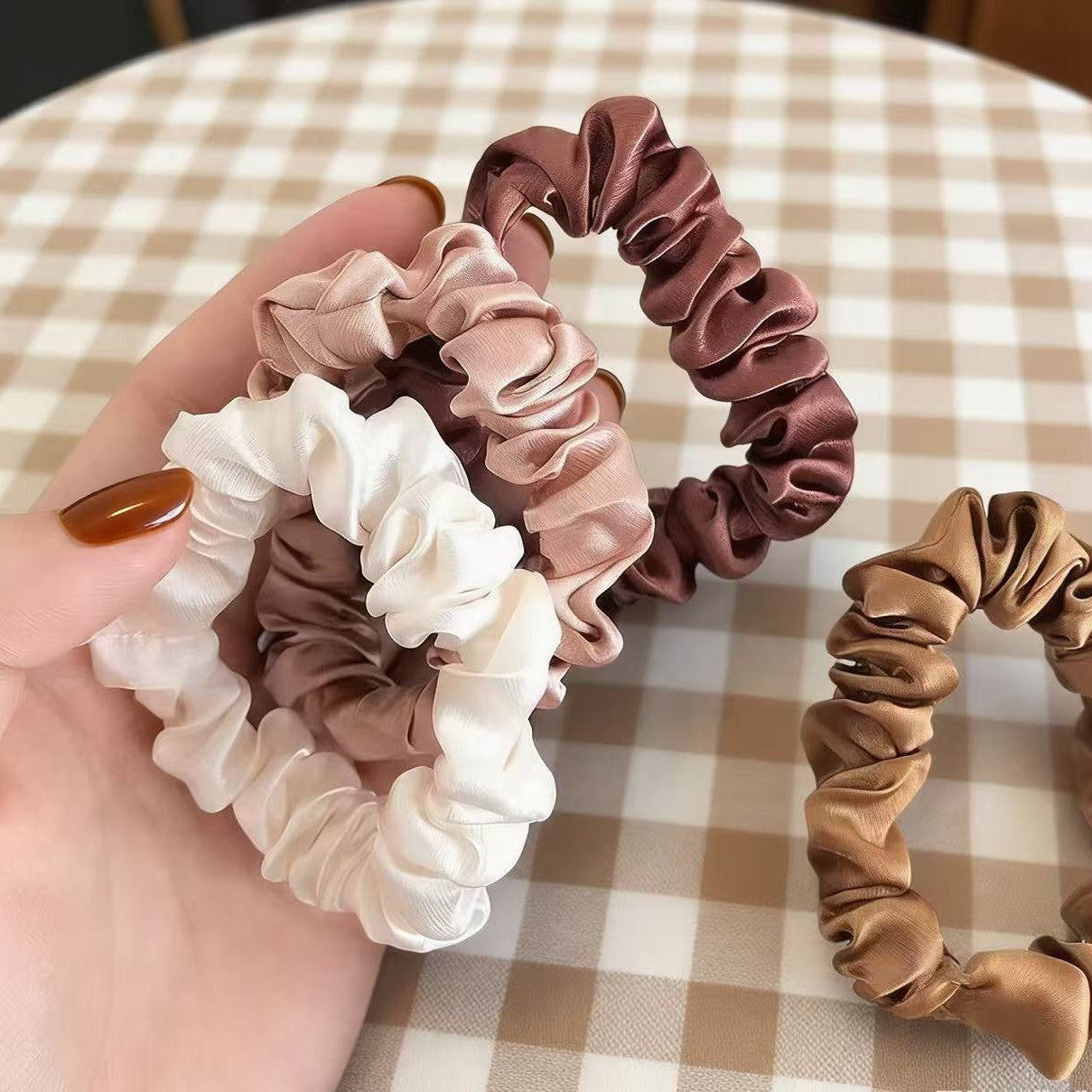 Free Gift - Luxury Satin Scrunchie Set (6 Pack)
